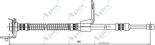 APEC BRAKING stabdžių žarnelė HOS4139